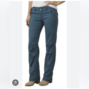 Prana Halle straight leg hiking pants size 12 blue grey